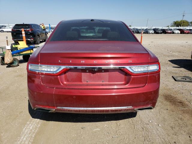 1LN6L9NP9H5607634 - 2017 LINCOLN CONTINENTA RESERVE RED photo 6