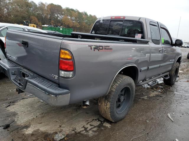 5TBRT34112S294083 - 2002 TOYOTA TUNDRA ACCESS CAB GRAY photo 3