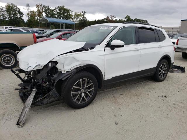 3VV3B7AX8KM125602 - 2019 VOLKSWAGEN TIGUAN SE WHITE photo 1