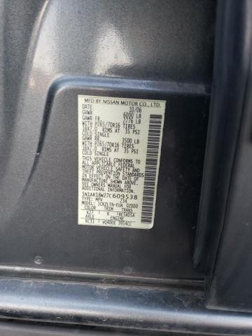 5N1AR18W27C609538 - 2007 NISSAN PATHFINDER LE 灰色 照片 12