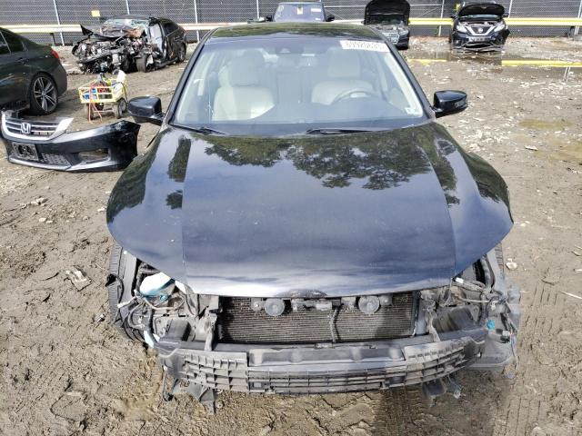 1HGCR3F85DA047351 - 2013 HONDA ACCORD EXL BLACK photo 5