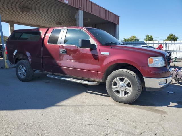 1FTPX14555NA78130 - 2005 FORD F150 MAROON photo 4