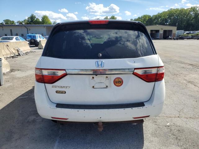 5FNRL5H67CB029991 - 2012 HONDA ODYSSEY EXL WHITE photo 6