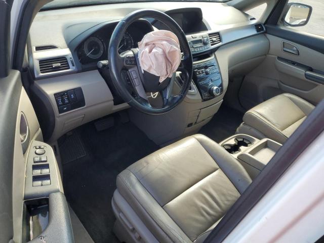 5FNRL5H67CB029991 - 2012 HONDA ODYSSEY EXL WHITE photo 8