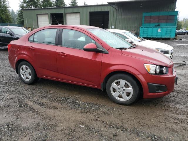 1G1JA5SG8D4157758 - 2013 CHEVROLET SONIC LS 红色 照片 4
