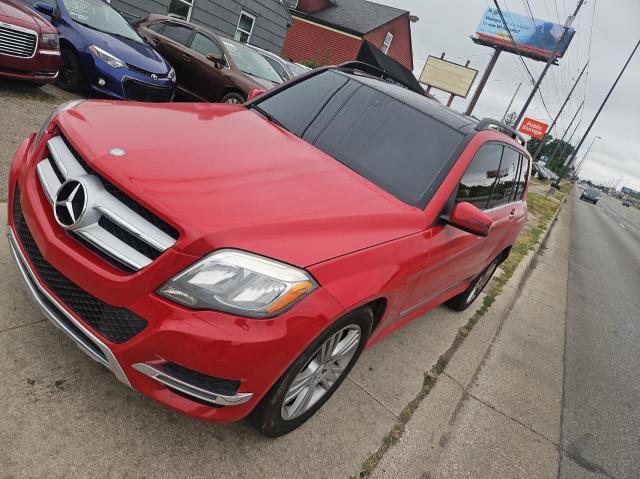 WDCGG8JB0EG332456 - 2014 MERCEDES-BENZ GLK 350 4MATIC RED photo 2