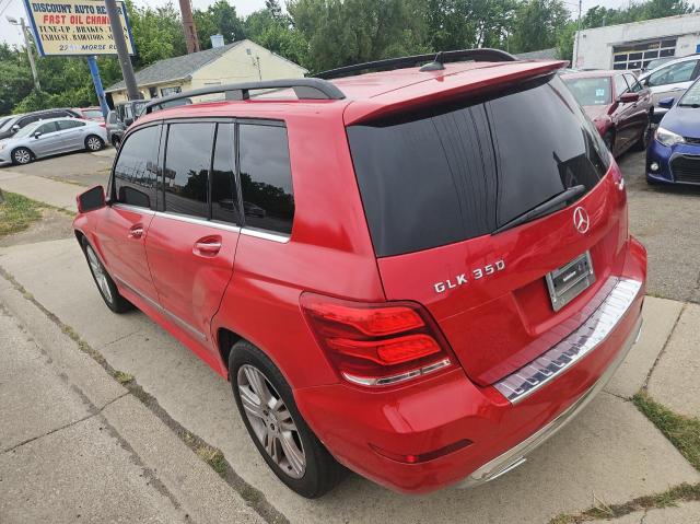 WDCGG8JB0EG332456 - 2014 MERCEDES-BENZ GLK 350 4MATIC RED photo 3