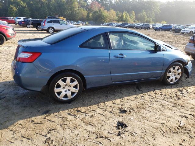 2HGFG12608H521192 - 2008 HONDA CIVIC LX BLUE photo 3