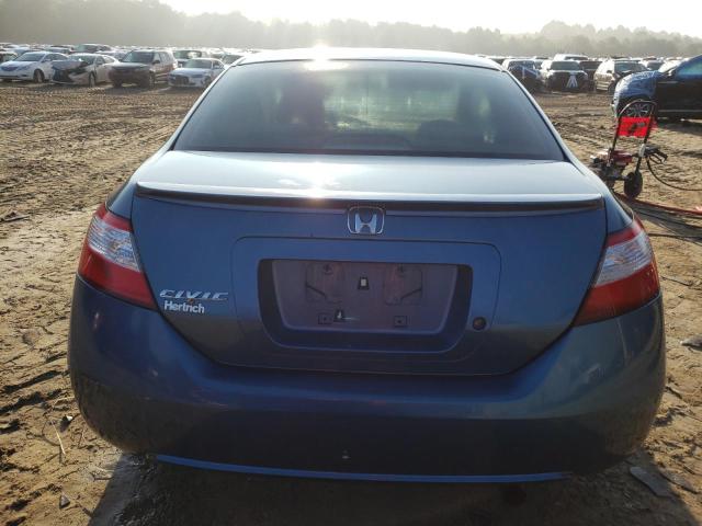 2HGFG12608H521192 - 2008 HONDA CIVIC LX BLUE photo 6