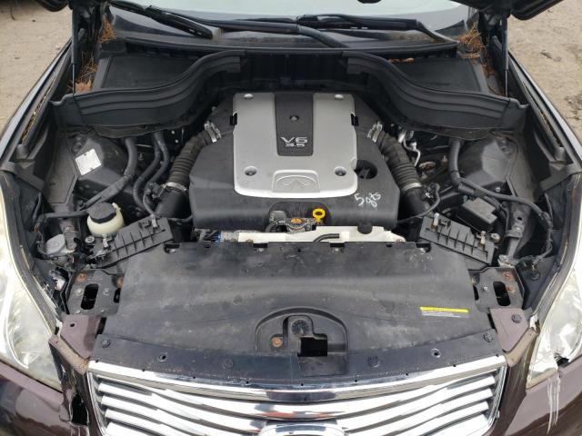 JN1AJ0HR9AM754628 - 2010 INFINITI EX35 BASE ბურგუნდია ფოტო 11