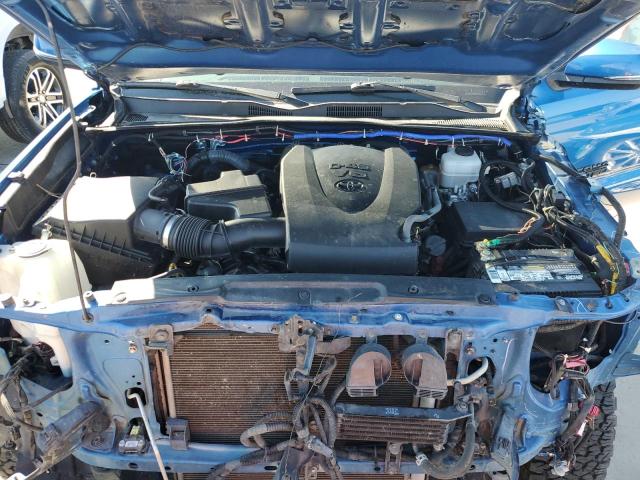 5TFCZ5AN3GX012283 - 2016 TOYOTA TACOMA DOUBLE CAB BLUE photo 11