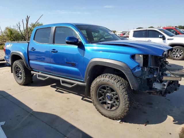 5TFCZ5AN3GX012283 - 2016 TOYOTA TACOMA DOUBLE CAB BLUE photo 4