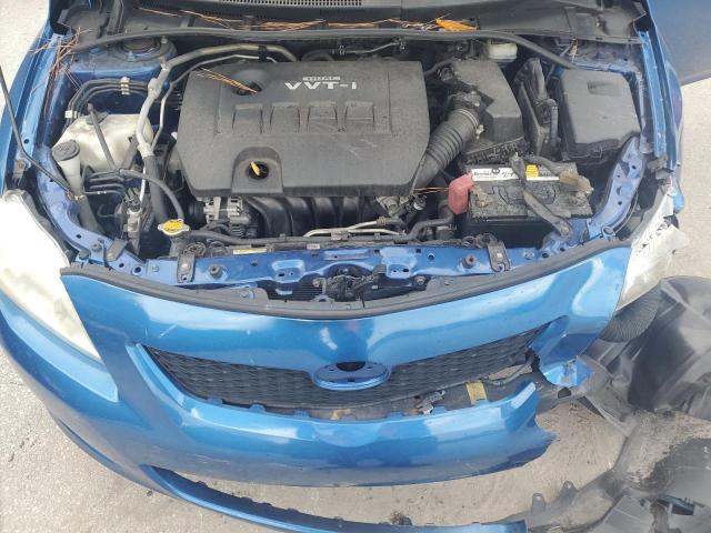 JTDBU4EE3AJ060651 - 2010 TOYOTA COROLLA BASE BLUE photo 11