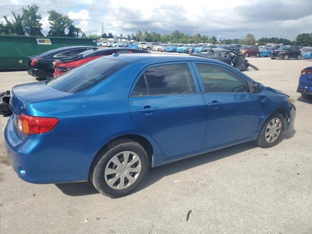 JTDBU4EE3AJ060651 - 2010 TOYOTA COROLLA BASE BLUE photo 3