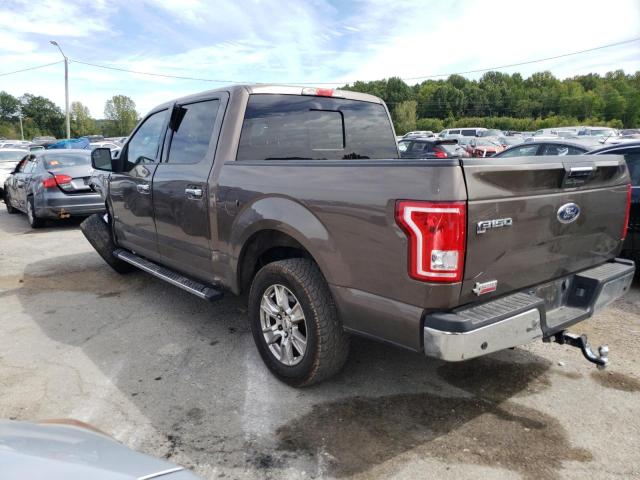 1FTEW1CP9FKE70320 - 2015 FORD F150 SUPERCREW BROWN photo 2