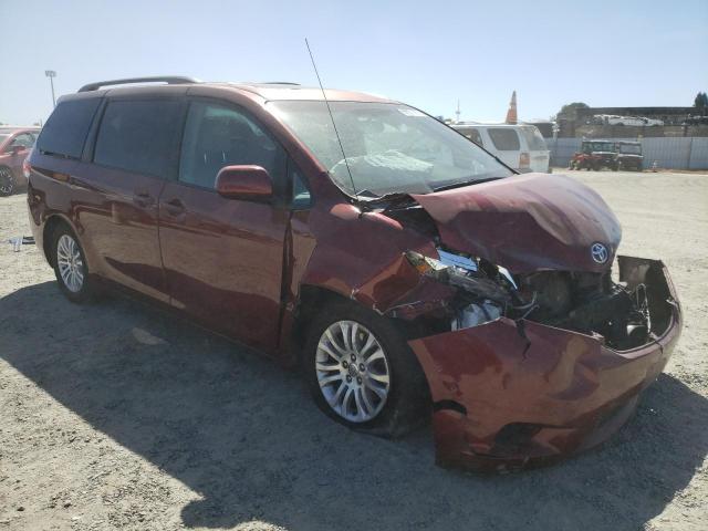 5TDYK3DC3BS004580 - 2011 TOYOTA SIENNA XLE MAROON photo 4