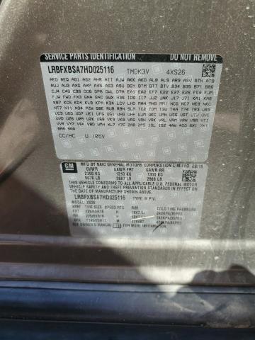 LRBFXBSA7HD025116 - 2017 BUICK ENVISION ESSENCE BROWN photo 12