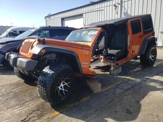 1J4BA3H12BL626178 - 2011 JEEP WRANGLER U SPORT ORANGE photo 1