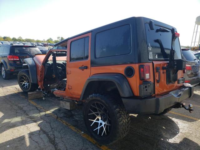 1J4BA3H12BL626178 - 2011 JEEP WRANGLER U SPORT ORANGE photo 2