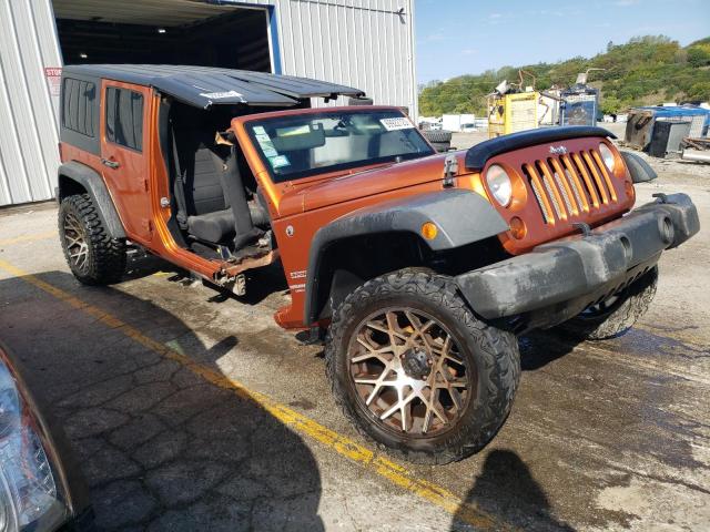 1J4BA3H12BL626178 - 2011 JEEP WRANGLER U SPORT ORANGE photo 4