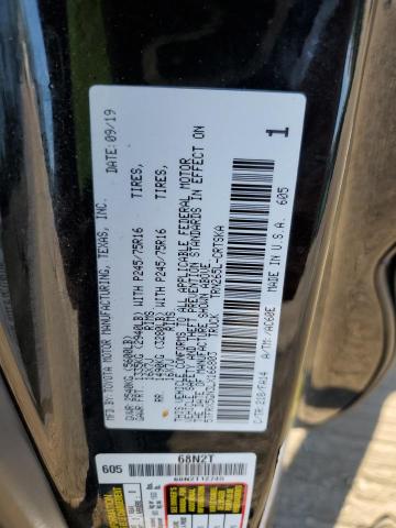 5TFRX5GN3LX166803 - 2020 TOYOTA TACOMA ACCESS CAB შავი ფოტო 12