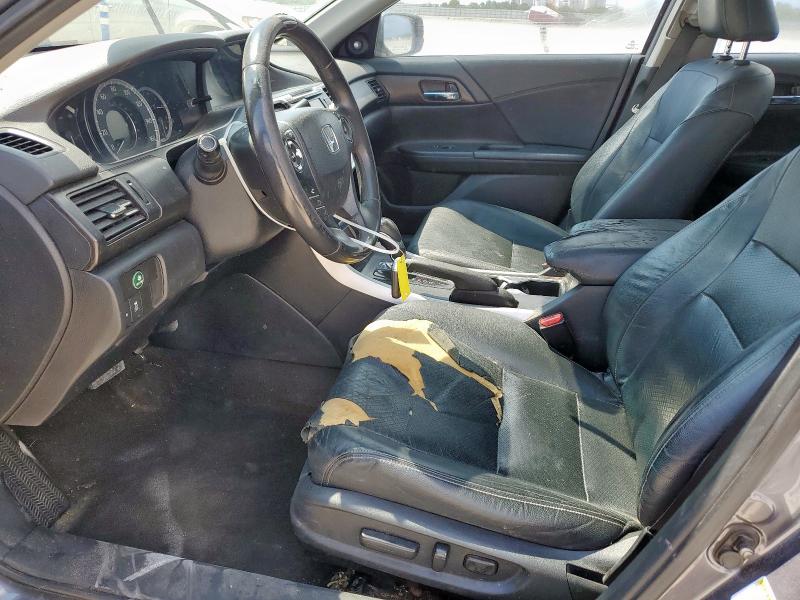 1HGCR3F8XDA040895 - 2013 HONDA ACCORD EXL CHARCOAL photo 7