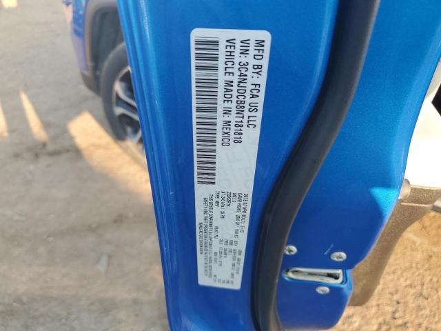 3C4NJDCB8NT181818 - 2022 JEEP COMPASS LIMITED BLUE photo 13