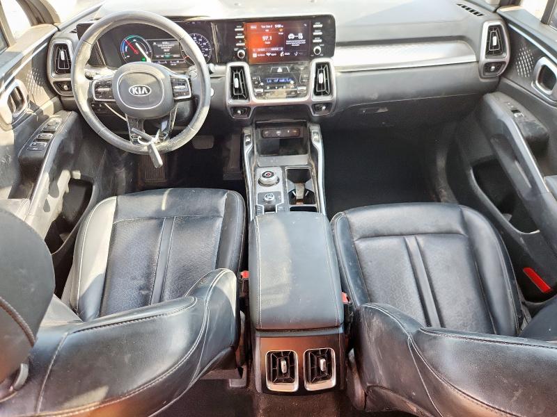 KNDRH4LG7M5019282 - 2021 KIA SORENTO EX BLACK photo 8