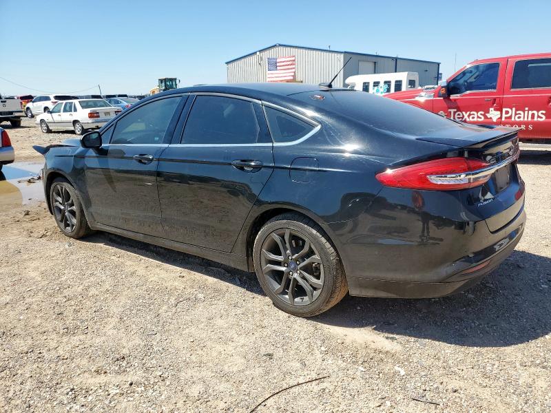 3FA6P0HD0JR145043 - 2018 FORD FUSION SE 黑色 照片 2