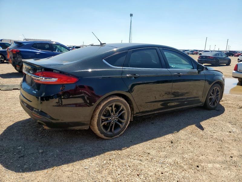 3FA6P0HD0JR145043 - 2018 FORD FUSION SE 黑色 照片 3