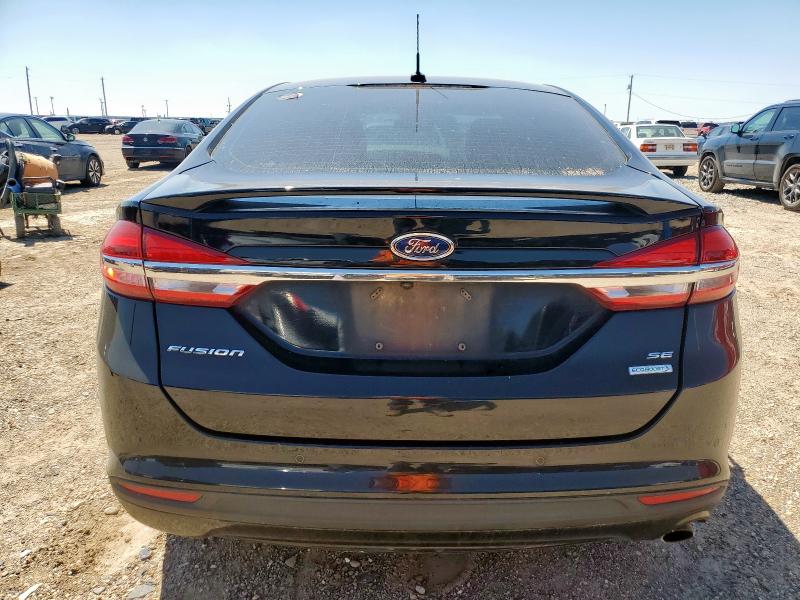 3FA6P0HD0JR145043 - 2018 FORD FUSION SE 黑色 照片 6