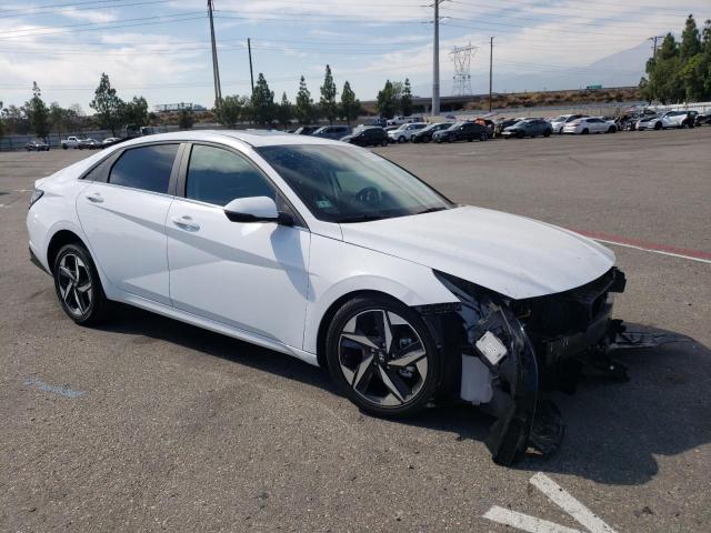 KMHLN4AJ7MU011147 - 2021 HYUNDAI ELANTRA LIMITED WHITE photo 4