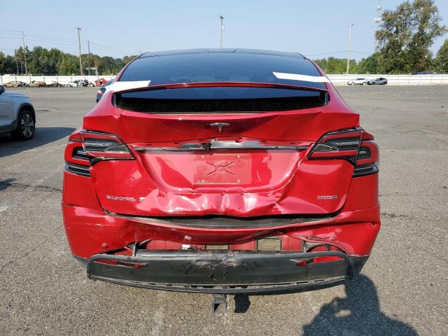 5YJXCAE29JF131436 - 2018 TESLA MODEL X RED photo 6