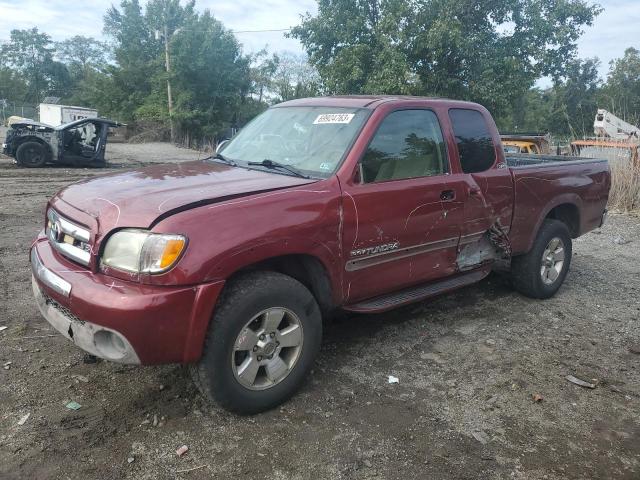 5TBBT44113S411380 - 2003 TOYOTA TUNDRA ACCESS CAB SR5 BURGUNDY photo 1