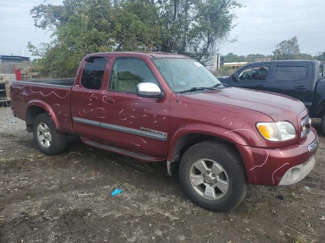 5TBBT44113S411380 - 2003 TOYOTA TUNDRA ACCESS CAB SR5 BURGUNDY photo 4