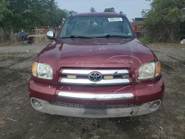 5TBBT44113S411380 - 2003 TOYOTA TUNDRA ACCESS CAB SR5 BURGUNDY photo 5