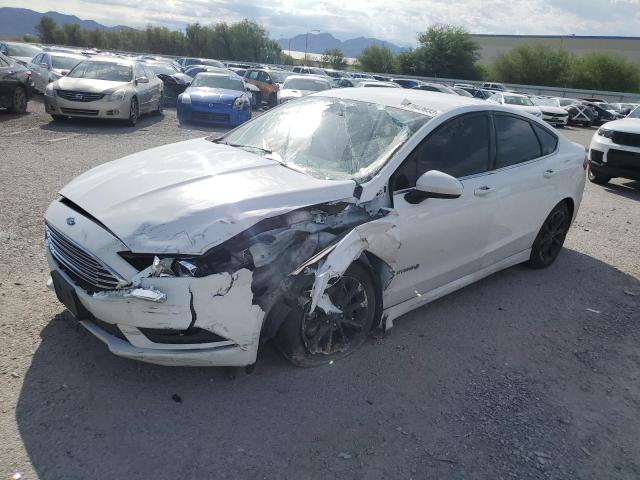 3FA6P0LU6HR355440 - 2017 FORD FUSION SE HYBRID WHITE photo 1