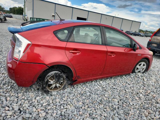 JTDKN3DUXB1413579 - 2011 TOYT PRIUS წითელი ფოტო 3