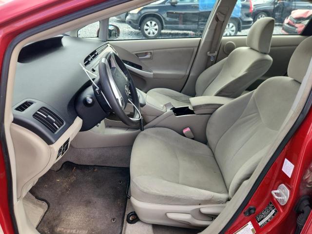 JTDKN3DUXB1413579 - 2011 TOYT PRIUS წითელი ფოტო 7