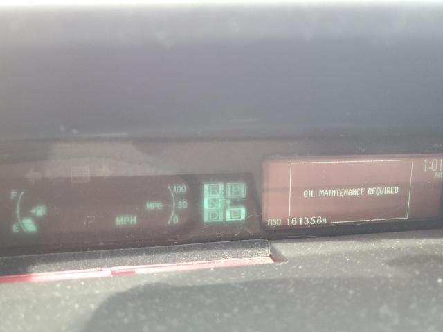 JTDKN3DUXB1413579 - 2011 TOYT PRIUS წითელი ფოტო 9