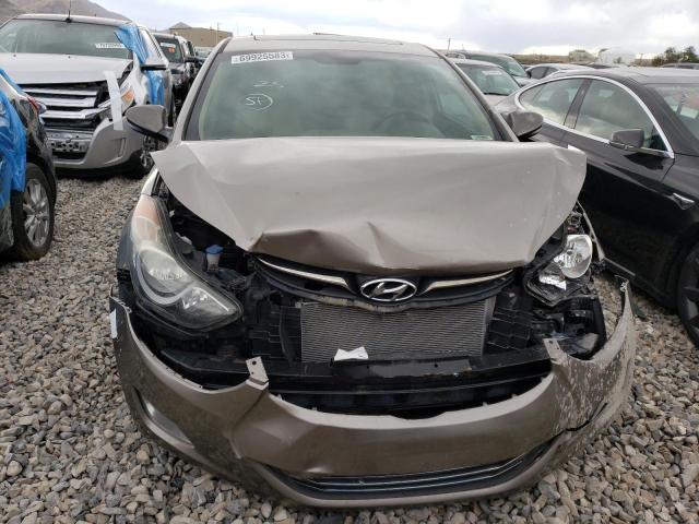 5NPDH4AE8BH037623 - 2011 HYUNDAI ELANTRA GLS GRAY photo 5