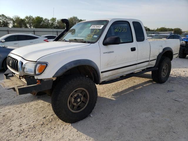 5TEWN72NX1Z724700 - 2001 TOYOTA TACOMA XTRACAB WHITE photo 1