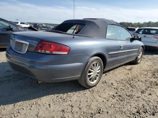 1C3EL65R82N287198 - 2002 CHRYSLER SEBRING LX LIMITED BLUE photo 3