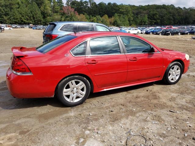 2G1WC57M191317027 - 2009 CHEVROLET IMPALA 2LT RED photo 3