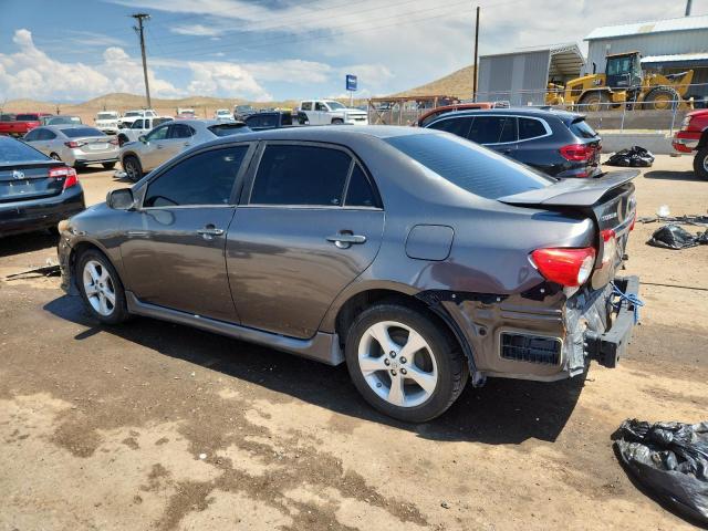 5YFBU4EE7DP223379 - 2013 TOYOTA COROLLA BASE Gri fotoğraf 2
