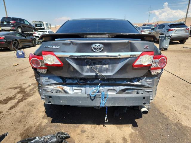 5YFBU4EE7DP223379 - 2013 TOYOTA COROLLA BASE Gri fotoğraf 6