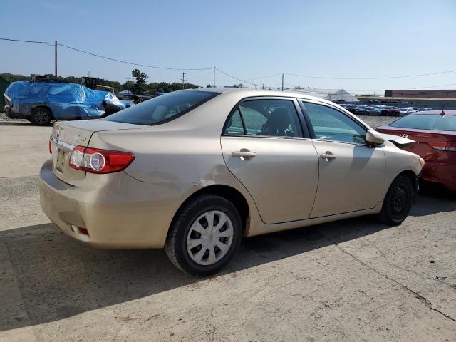 2T1BU4EE6BC536162 - 2011 TOYOTA COROLLA LS BASE GOLD photo 3