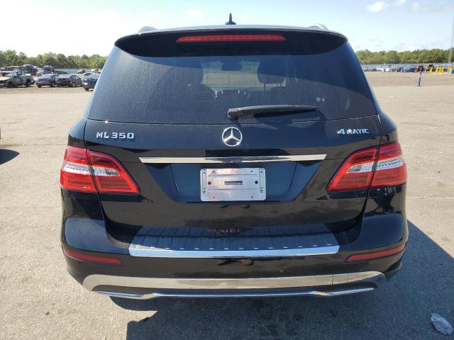 4JGDA5HB8DA158597 - 2013 MERCEDES-BENZ ML 350 4MATIC BLACK photo 6