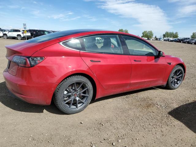 5YJ3E1EB5NF273586 - 2022 TESLA MODEL 3 RED photo 3