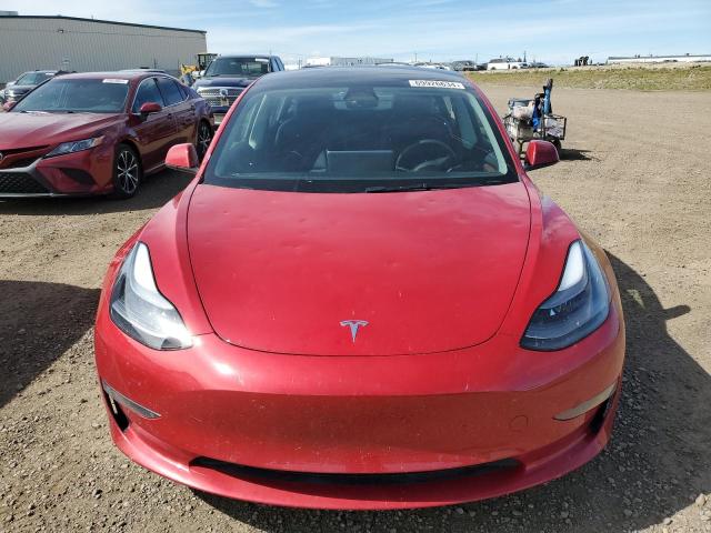 5YJ3E1EB5NF273586 - 2022 TESLA MODEL 3 RED photo 5